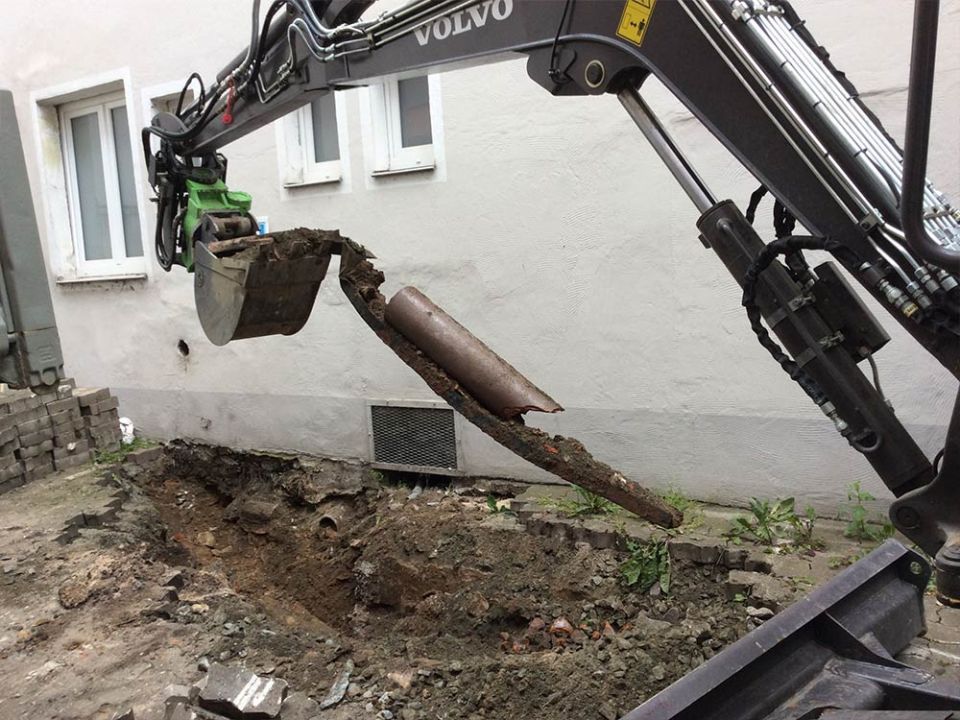 Alten Kanal entfernen, neuen Kanal bauen