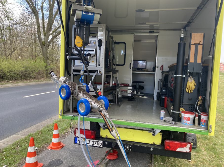 Robterarbeiten Hausanschluss, Hauptkanal, Verpressungen